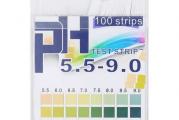 Lakmus papir 5 do 9 pH – trakice za merenje pH vrednosti
Lakmus papir ili lakmus trakice služe za kontrolisanje pH vrednosti u tečnostima. Mogu se koristiti za razna ispitivanja i najbrža su metoda koja se upotrebljava u laboratorijama, ali i na terenu.

Plastična kutija zaštita od vlage
Pored zaštitne uloge koja štiti pH trakice od vlage, Lakmus papir 5 do 9 pH poseduje plastičnu kutiju koja šluži i za skladištenje trakica. Kutija se lako pakuje u bilo koju terensku torbu ili u džep. Takođe plastična kutija osigurava siguran i bezbedan transport lakmus papira.

Upotreba u kontroli pH vrednosti bazena
Lakmus papir 5 do 9 pH koristi se i u ispitivanju pH vrednosti bazena za kupanje kao i u akvaristici. Obzirom da se u kontroli kvaliteta vode za kupanje koriste hemikalije zbog sigurnosti neophodno je vršiti i kontrolu pH vrednosti.

100 trakica za 100 ispitivanja
U pakovanju je 100 trakica što omogućava do 100 ispitivanja vode ili drugih tečnih rastvora. Svaka trakica je za jedno ispitivanje.

Kako se vrši ispitivanje?

Iz kutije izvučemo lakmus trakicu i deo sa obojenim kockicama uronimo u tečnost čiju pH vrednost želimo da ispitamo. Ph trakicu zadržimo u tečnosti svega par sekundi i izvučemo. Boje kockica će se promeniti, a za utvrđivanje pH vrednosti ispitivane tečnosti koristimo uporednu skalu sa pakovanja.

Boja sa kojom se boje na trakici najpribližnije poklapaju predstavlja vrednost ispitivane tečnosti.

Šta znače brojevi na pakovanju?
Lakmus papir 5 do 9 pH koristi skalu sa pakovanja za upoređivanje za ispitivanom tečnošću. Kako biste lakše protumačili vrednosti dajemo vam uporenu skalu

pH vrednost rastvora
1-3 rastvor je veoma kisele pH vrednosti
4-6 rastvor je kisele pH vrednosti
7 rastvor ima neutralnu pH vrednost
8-11 rastvor ima alkalnu pH vrednost
12-14 rastvor je veoma velike alkalne pH vrednosti

Specifikacije
pH vrednost: 5.5 – 9.0 pH

Broj trakica u pakovanju: 100 komada

Ze